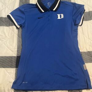 Nike Dri-FIT Blue Shirt with Black Trim Duke